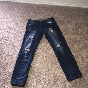 19-69 Italia Versace Mens Sportivo Distressed Jean